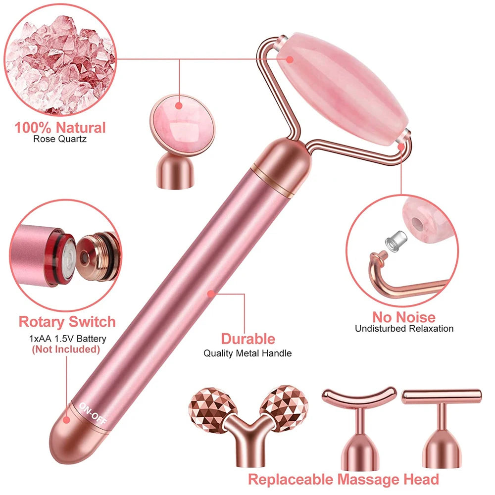 24K Gold Beauty Wand Face Massager