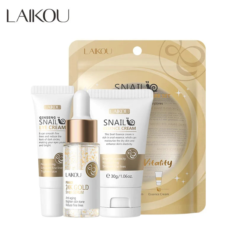 3pcs/set Vitamin C 24K Golden Sakura Skin Care Sets