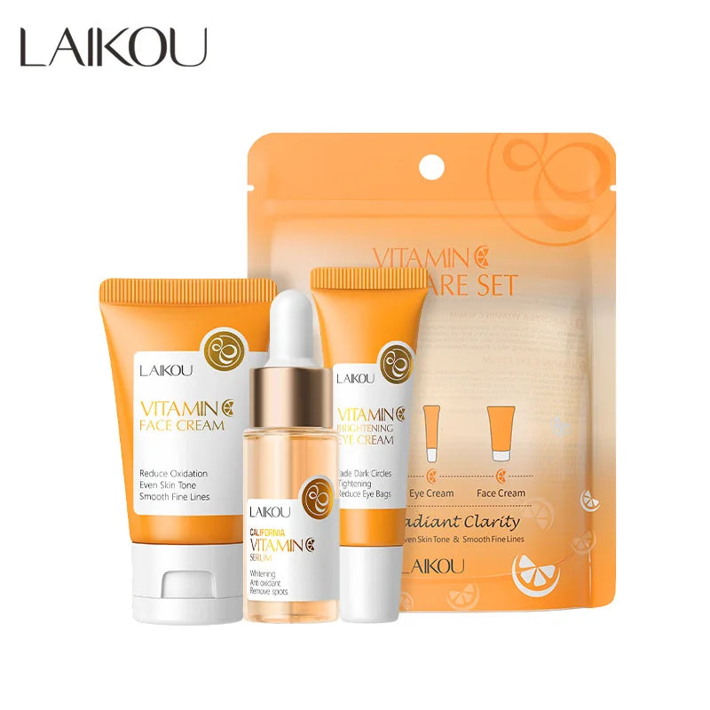 3pcs/set Vitamin C 24K Golden Sakura Skin Care Sets