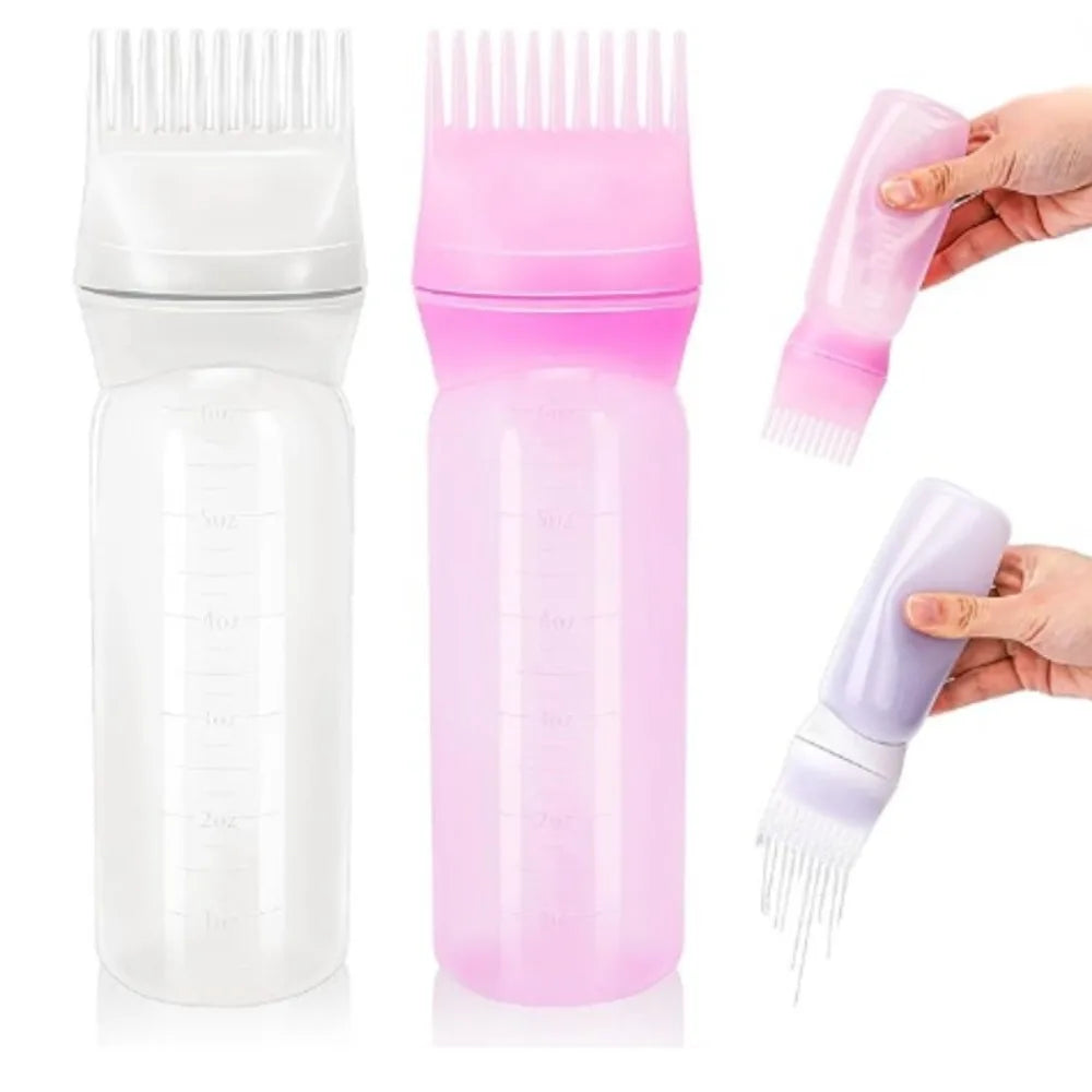 180ML Hair Dye Applicator Brush Bottles