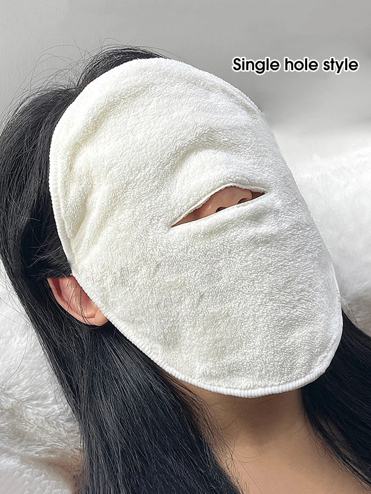 Hot compress towel hanging ear