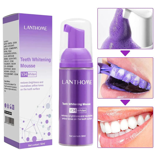 Mousse Toothpaste Teeth Cleaning Brighten Whitening