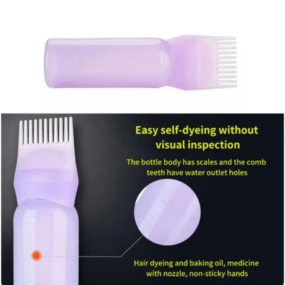 180ML Hair Dye Applicator Brush Bottles