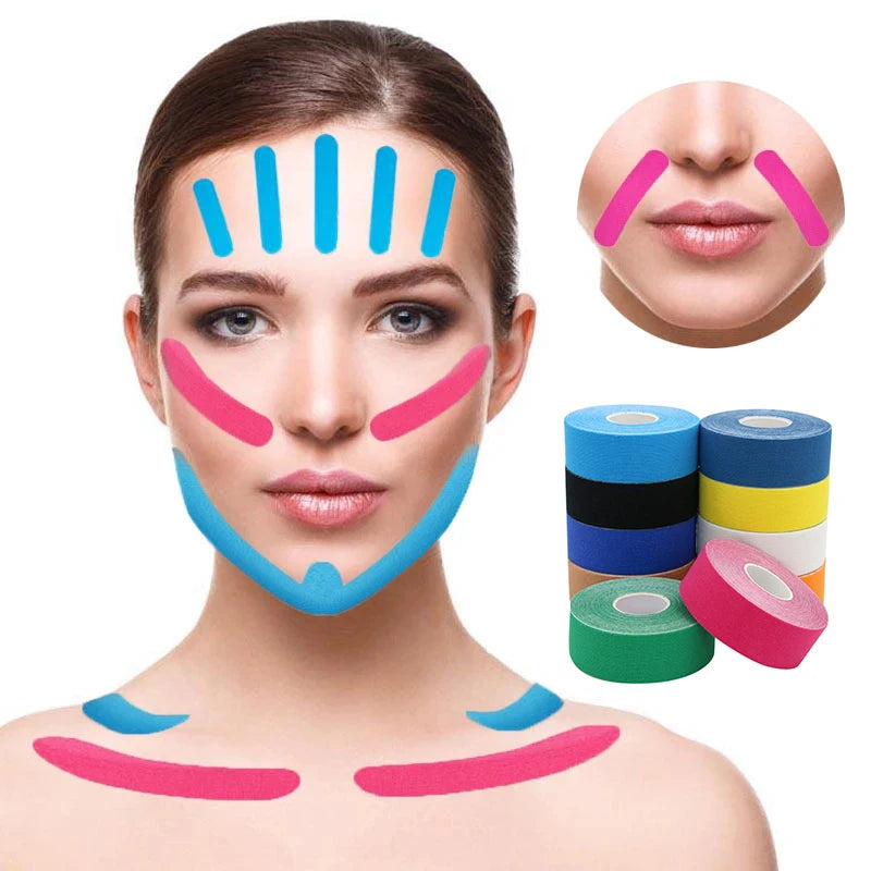 Kinesiology Tape for Face V Line